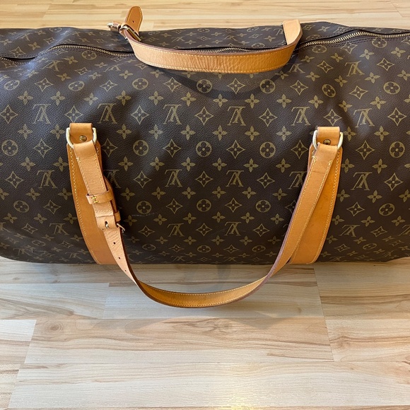 Louis Vuitton Monogram LV Canvas Keepall Bandauliere 60 Travel Duffel Bag - Picture 2 of 6